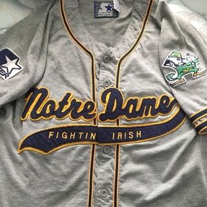 Starter Notre Dame Baseball Jersey